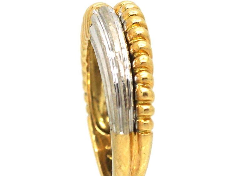 Vintage 18ct Two Colour Gold Ring by Cartier