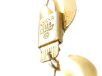 Silver Gilt White Enamel Double Leaf Bracelet by Willy Winnaess for David Andersen