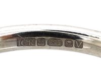 14ct White Gold Baguette Diamond Half Eternity Ring