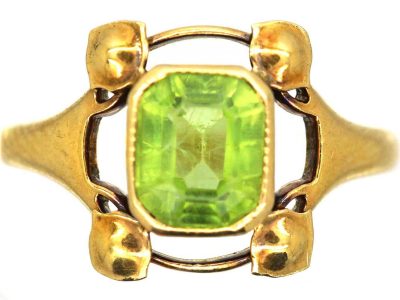 Vintage Rings with Peridot Center Stones | The Antique Jewellery