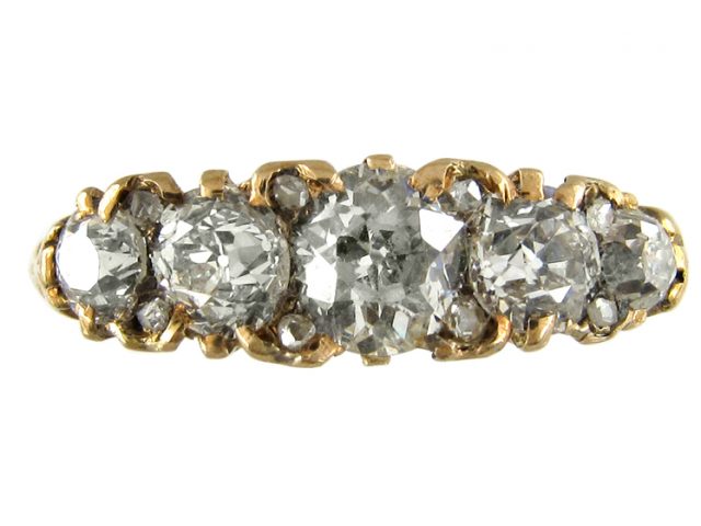 Five Stone Victorian Diamond Ring